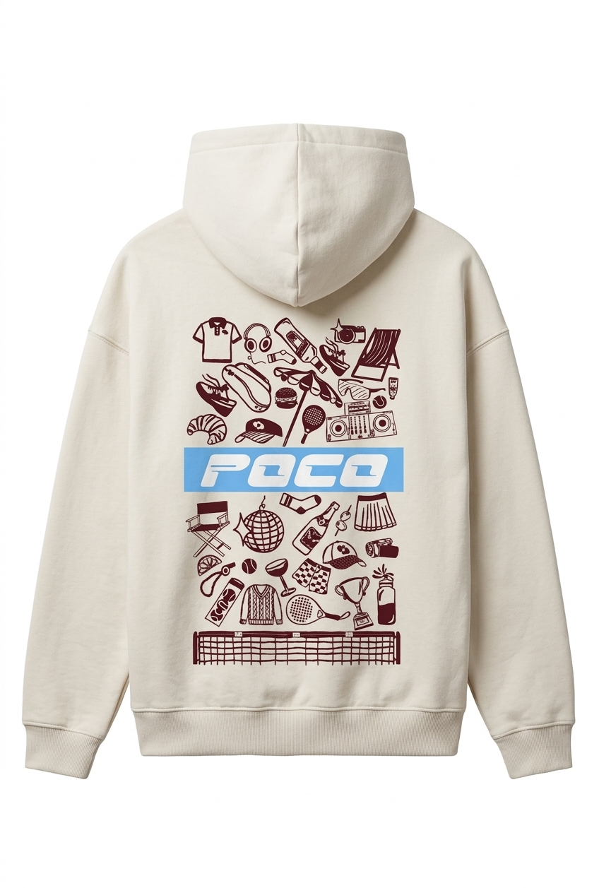 Relaxed Hoodie - Beige